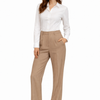 Classic White Tailored Blouse